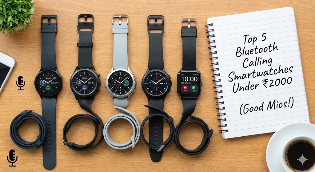 Top 5 Bluetooth Calling Smartwatches Under ₹2000 (That Actually Have ...