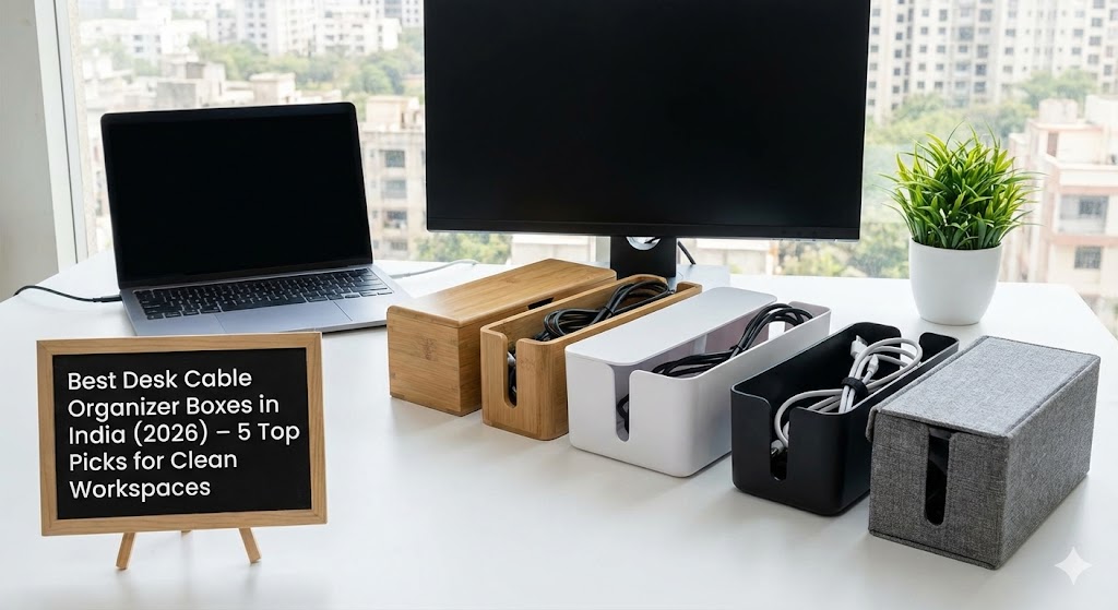Best Desk Cable Organizer Boxes in India (2026) – 5 Top Picks for Clean ...